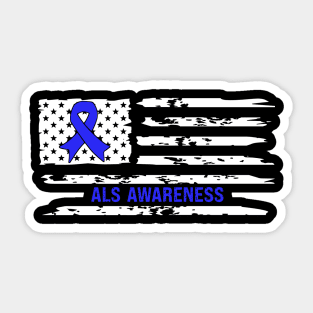 Als Awareness Flag Als Sticker